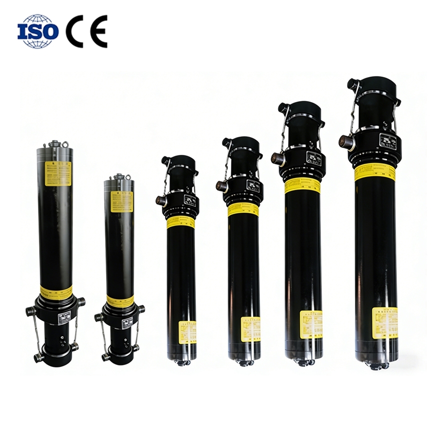 Single acting sleeve multi-stage cylinder (front support top) 150 series